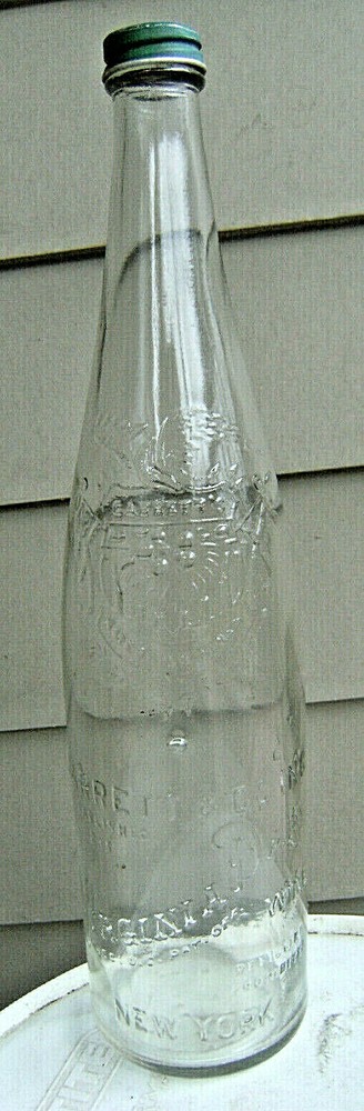 Virginia Dare wine bottle(empty), 4/5 Quart, by Garrett & Co. New York with Cap