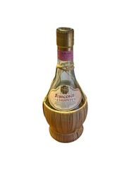 1992 Italian Francesco Chianti Red Wine Bottle Decor Empty Italy