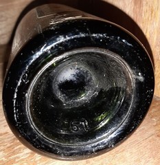 Empty WINE BOTTLE SICHEL & FILS FRERES BEAUNE PINK SPARKLING BURGUNDY ?? Rare?