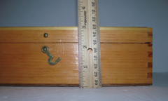 Van Roekel Vineyards California Winery Wine Bottle Wood Box Hinged Case