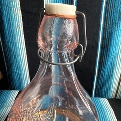 VTG Casadis Milano JUS DE Fruta Pink Wine Decanter 2 LITERS Antique