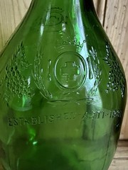 Vintage United Vintner&rsquo;s Half Gallon Green Glass Bottle Established-Asti-1881