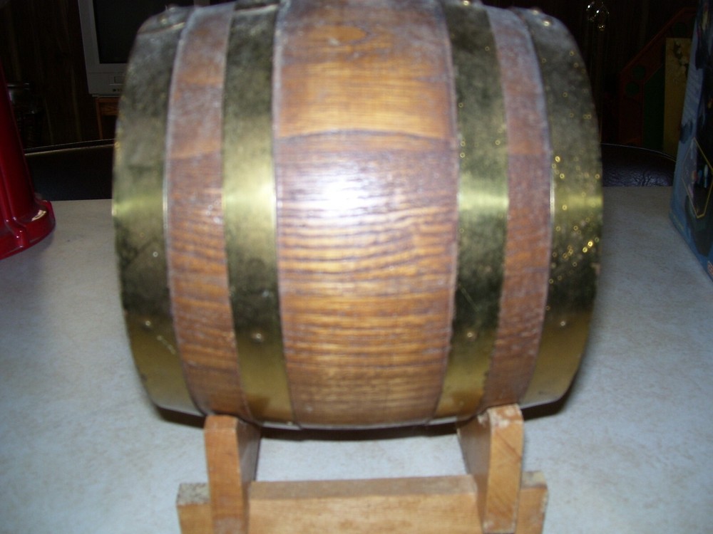Vintage Fratelli Beccaro Acqui Wood Barrell