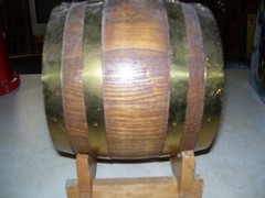 Vintage Fratelli Beccaro Acqui Wood Barrell