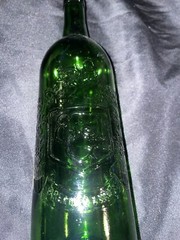 Vintage 40 Years Anniversary Green Glass Gallo Wine Bottle 1958 1998 Modesto