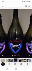 Empty Dom Perignon LADY GAGA