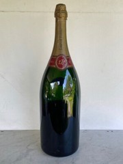 LAURENT PERRIER Brut LP Champagne Large Empty Bottle. Store Display 24” Magnum