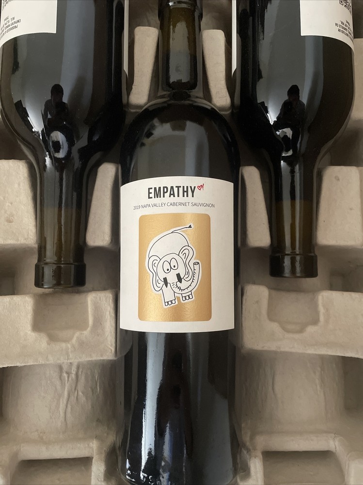 *Empty* 2019 Empathy Elephant Napa Cabernet Vee Friends Bottle Gary Vee Merch