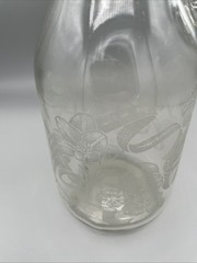 Paul Masson Norman Kosarin Wine Decanter Carafe Etched Glass 1989