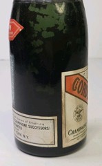 1926 Antique G. H. Mumm Cordon Empty Champagne Bottle Cart Rouge Split Reims
