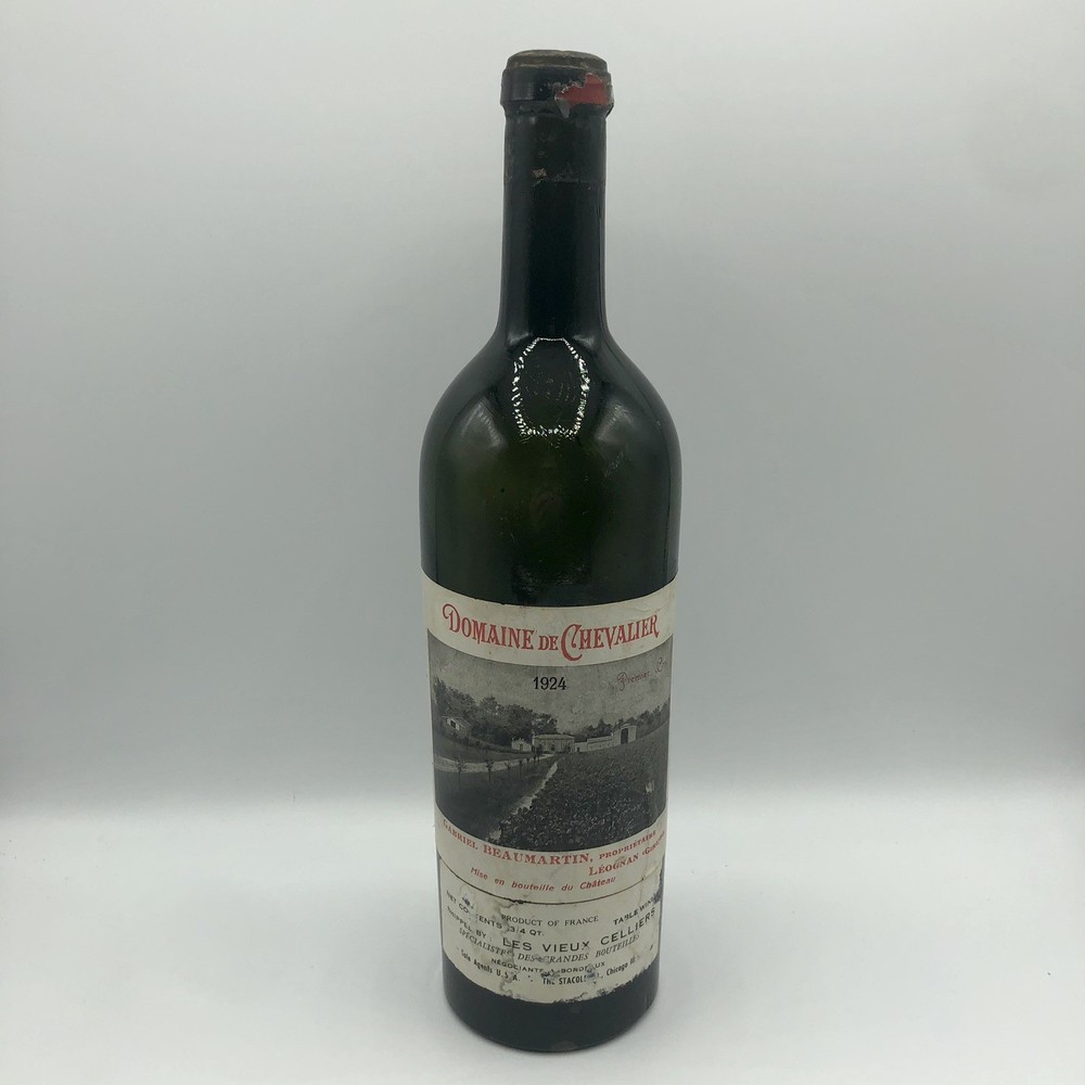 1924 Domaine DeChevalier Bordeaux Empty Bottle 122 years old