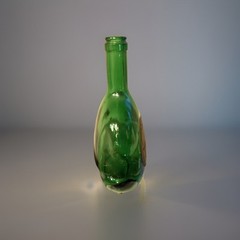Mateus Green Glass Wine Bottle Product Of Portugal Pint And 9 Ounces No Cap