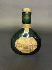 Vintage Empty Green Glass Mateus Rose Wine Bottle 6.1 fl. oz. Frontier Airlines.