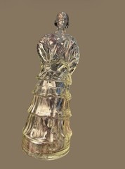 Vintage ~1950s ~ Dalmau Hermanos & Cia ~ Collectible Wine or Liquor Glass Bottle