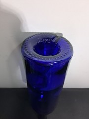 Tomasello Winery Cobalt Blue Wine Bottle Decorative Replacement 12.5&Prime; Tall
