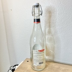 2 Empty Wine Bottles – Gemma di Luna Blue Moscato & Bella Bellina Swing Top