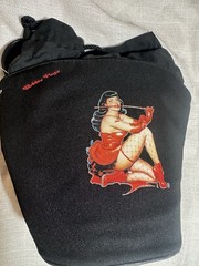 VERY RARE Y2K Bettie Page Wine Bottle Holder Brand New W/ Tags