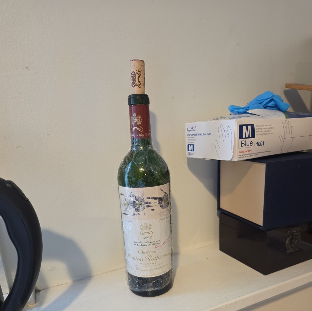 Chateau Mouton Rothschild 2005 Empty Bottle w Cork