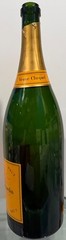 Champagne Veuve Clicquot Ponsardin Brut Jeroboam Empty Glass Bottle 3 Liter