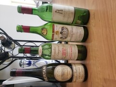 Random High-End Rare Vintage Display Empty Wine Bottles With Labels $100+ *READ*
