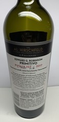 Edward G. Robinson – Al Hirschfeld Wine Bottle 2017- Empty