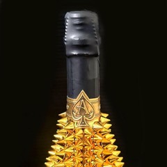 Armand de Brignac Studs Decoration Empty Bottle Color Gold Togemand Toge-mand