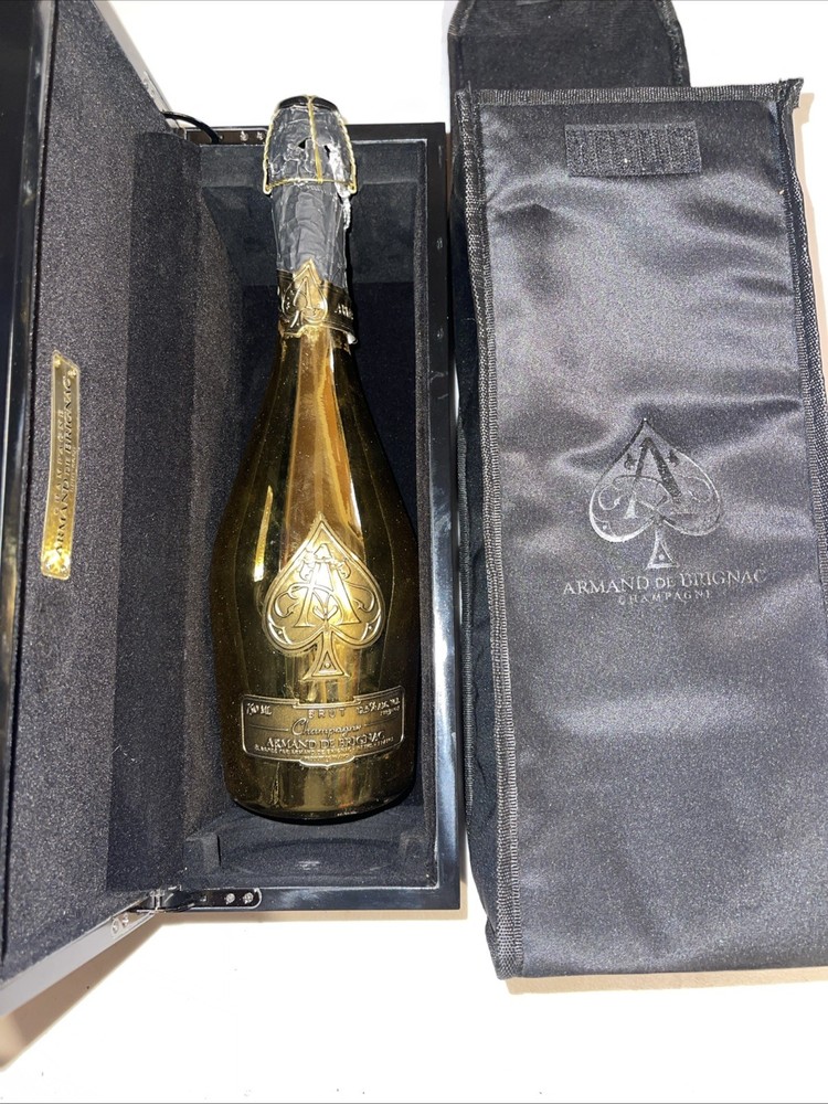 Ace Of Spades Champagne Box Bag Bottle Empty 750ml Armand De Brignac France Brut