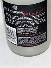 19 Crimes Snoop Dog Brand Cali Rose Empty Wine Bottle 750ml 2020 Frosted Glass