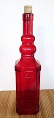 VTG Decorative Accent/Wine Bottle-Unbranded-Red