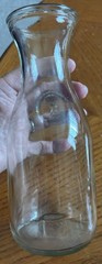 Vintage Paul Masson “since 1852” Clear Glass Carafe