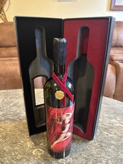 Marilyn Monroe The Velvet Collection Numbered Wine Bottle, 2002, Empty, Magnum