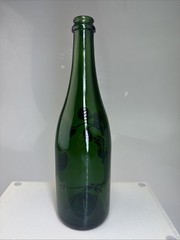 Perrier Jouet Champagne Bottle Hand Painted Flowers -Empty Bottle – No Label