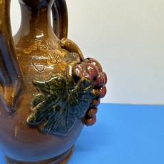 Vintage Jar For Wine Terracotta Popular Amphora Signed Period Xx Century