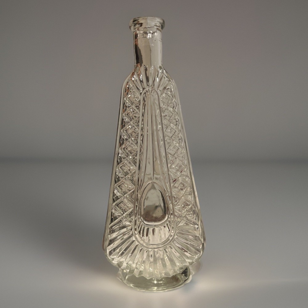 Vintage Milano Italy Crystal Wine Bottle 11,5”