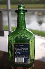 Vintage TAYLOR PORT Wine Bottle Dark Green Hammondsport NY New York Empty