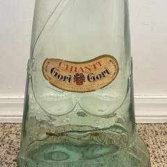 Vintage Gori Gori Chianti Rifle Bottle 3L Green Glass Italy 1960s 45.5 In Tall