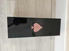Empty Magnum Ace of Spades bottle , 1.5 Lt Rose Pink Color Armand De Brignac Box