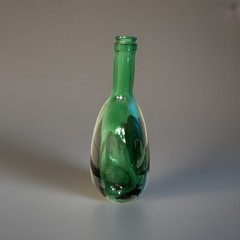 Mateus Green Glass Wine Bottle Product Of Portugal Pint And 9 Ounces No Cap