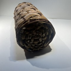 Vintage Hand Wicker Wine Bottle Woven Wine Jug Straw Wrapped Rustic Decor