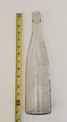 Garrett & Co. Inc. Virginia Dare Wine Bottle New York USA Clear Glass 1 5/8 PTS.