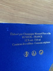 Moutard Champagne Beautiful Empty Box