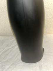 Moselland Black Cat Shaped Glass Wine Bottle 500ml 2018 EMPTY Decor Vase 13”
