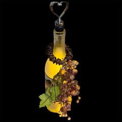 wine Glass Craft bottle With Lights