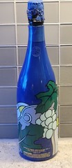 1985 TAITTINGER COLLECTION Roy Lichtenstein Champagne Bottle EMPTY