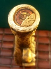 Vintage Casa Vinicola Boccaccio Basting Vino Rosso Castle Empty Wine Bottle