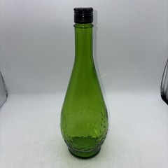 Vintage 4/5 Quart Gallo Wine Flavor Guard Bottle Embossed Grapes Green Glass
