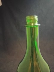Vintage Green Glass 1.5 Liter bottle In Mint Condition A3