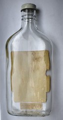 Vintage Orange Blossom Wine Bottle Label & Daniel Booze Kaintucky Feud Oil Label