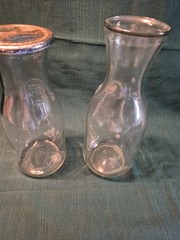 Vintage Paul Masson Since 1852 Glass Carafe Decanter Wine/Milk Bottle 9.5&Prime; Tall