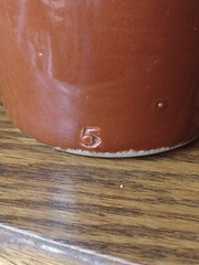 Antique Carmel Brown ~LANCERS WINE~Stoneware or Ceramic Bottle « SUPER NICE » 9.0&Prime;